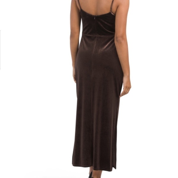 Y2K, plus size TAYLOR Velvet Slip Cowl Neck Maxi Dress NWT size 16 - Picture 2 of 10